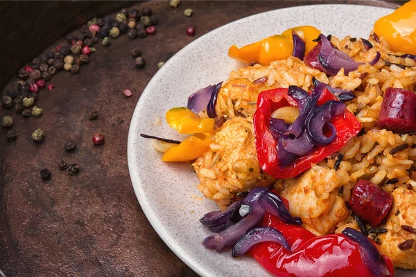 Baharatlı Creole Jambalaya