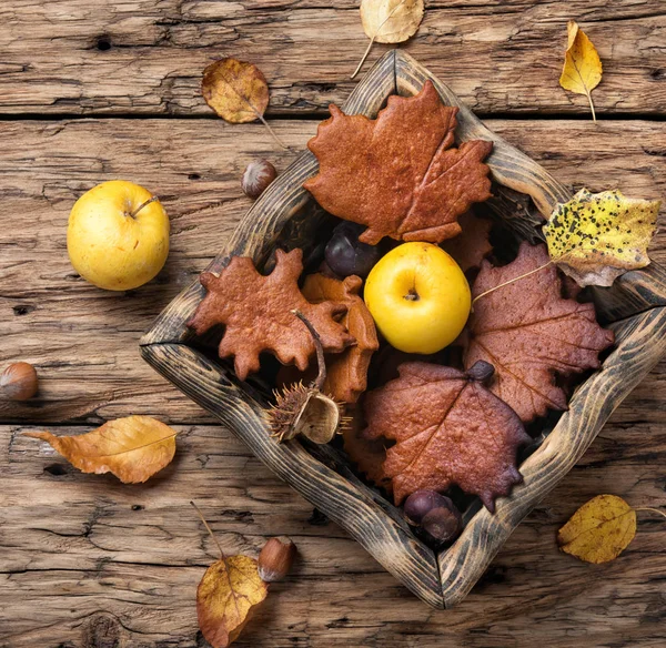 Seasonal autumn cookies — Stock Photo, Image