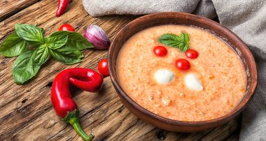 Rustik Gazpacho çorbası