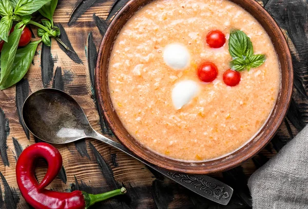 Rustik Gazpacho çorbası