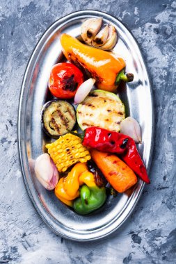 İştah açıcı ızgara sebze