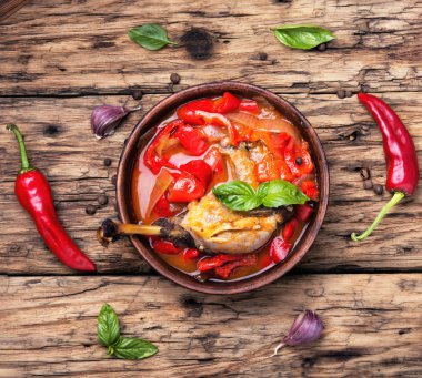 Macar mutfağı lecso tabak