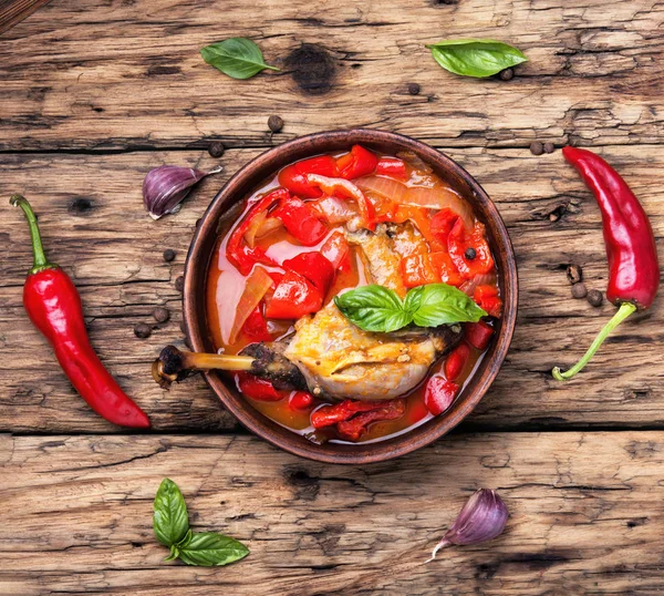 Macar mutfağı lecso tabak