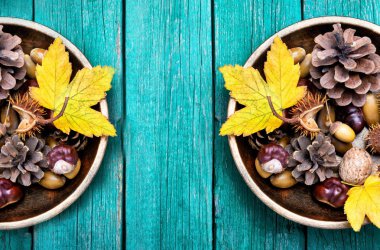 sembolik sonbahar Ikebana