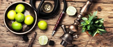 Kireç ile egzotik nargile