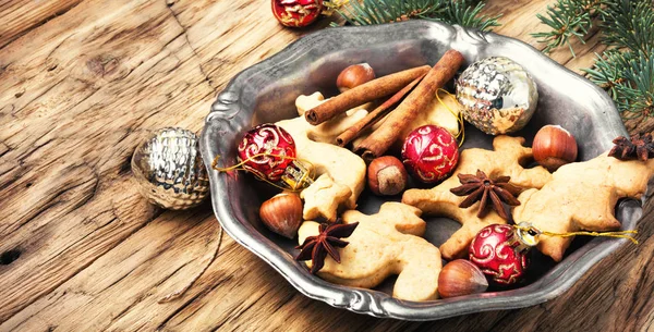 Plätzchen für Weihnachten — Stockfoto