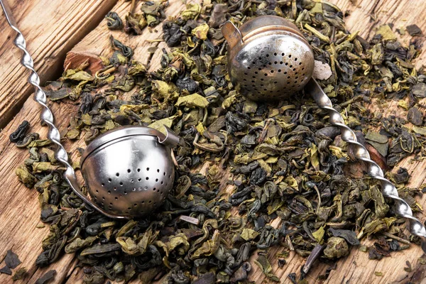 Сухой чайный лист — стоковое фото