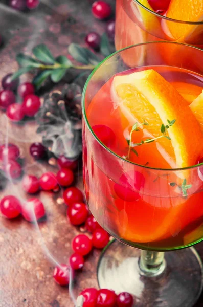 Punch with fruits — Stock Photo, Image