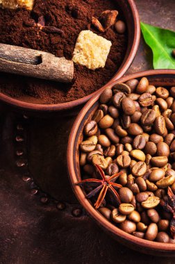 kavrulmuş kahve çekirdeği