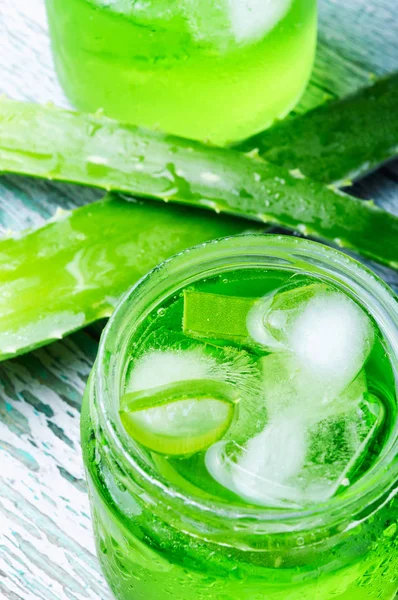 Aloe vera health drink — Stock Photo, Image