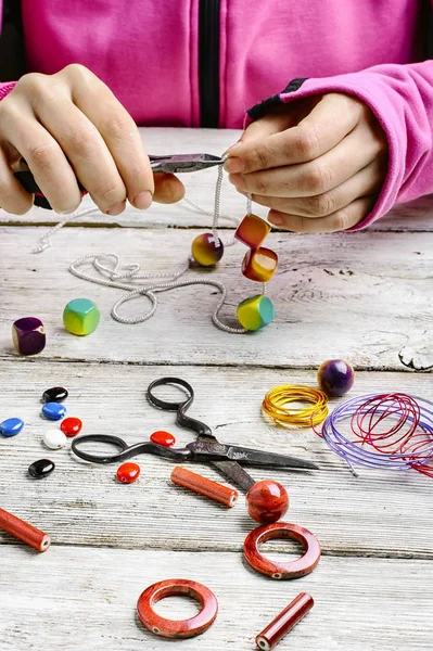 Bead decoration handmade — Stock Photo, Image