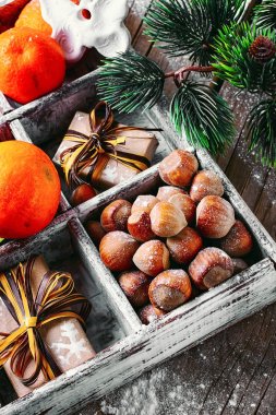 Retro Noel kompozisyon