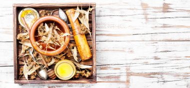 Kuru ıhlamur yaprağı