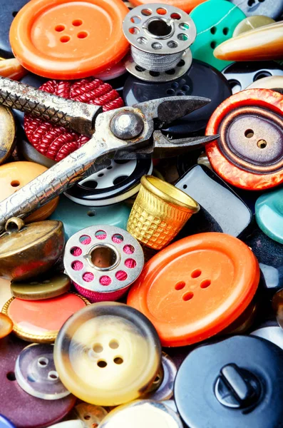 Background of sewing buttons — Stock Photo, Image
