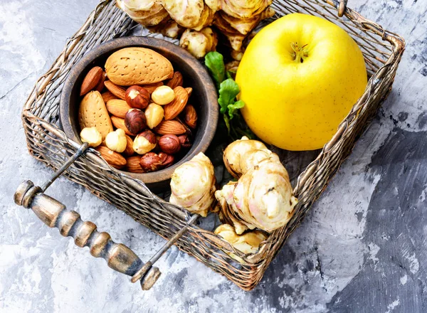 Samenstelling van de gezonde levensmiddelen — Stockfoto