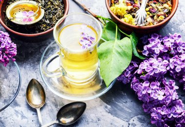 Lila lezzet ile çay