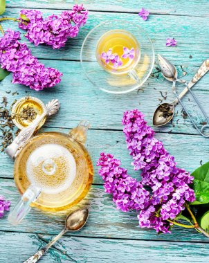 Lila lezzet ile çay