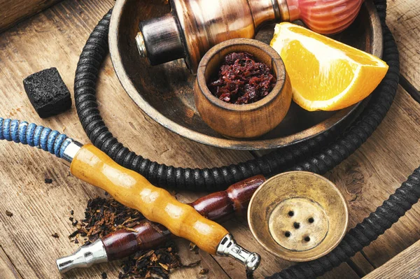 Orange hookah tobacco — Stock Photo, Image