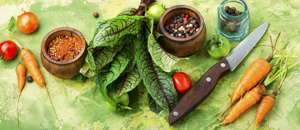 Legumes frescos para salada — Fotografia de Stock