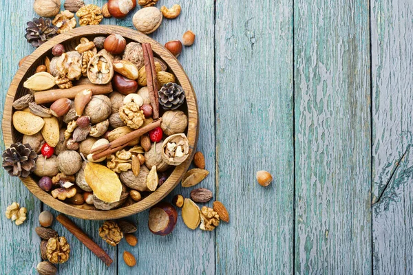 Assortment of nuts — Stok fotoğraf