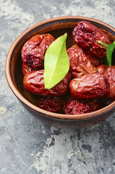 Dried unabi fruit or jujube — Stock Photo, Image