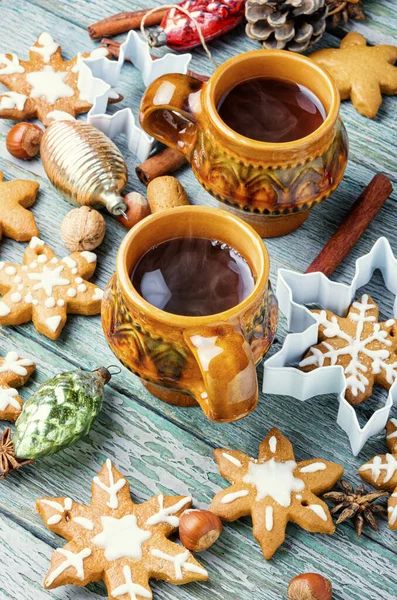 Smakelijke kerstkoekjes — Stockfoto