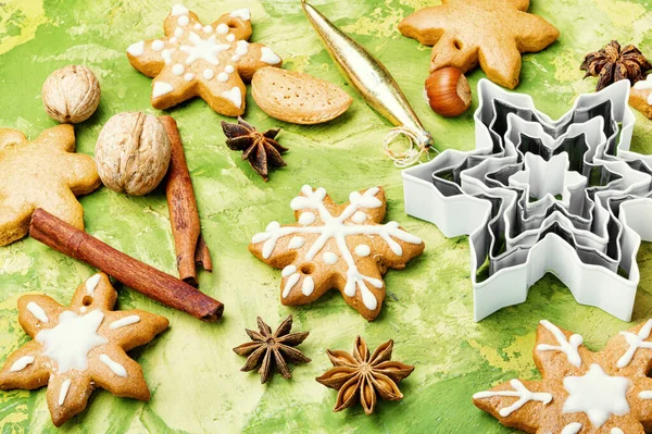 Domácí vánoční cukroví — Stock fotografie