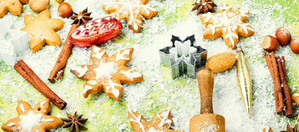 Chutné vánoční cukroví — Stock fotografie