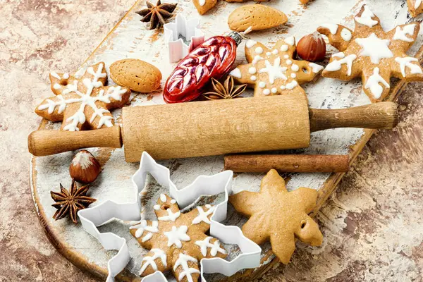 Chutný symbol Vánoční cukroví — Stock fotografie