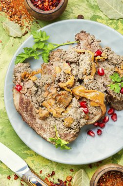 Karaciğerle ördek rulosu