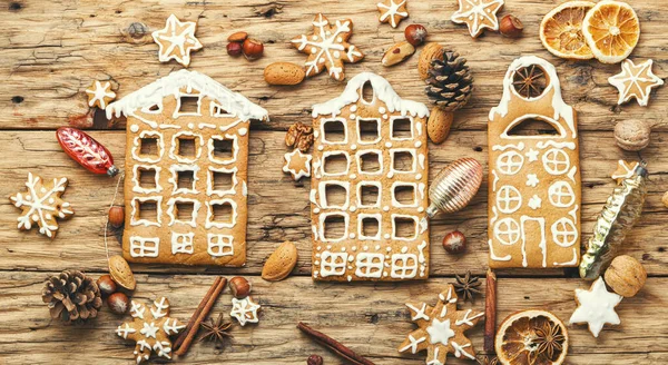 Weihnachten Lebkuchenhaus — Stockfoto