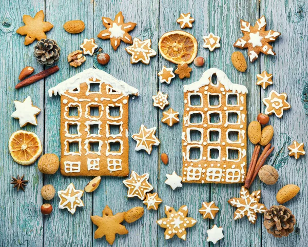 Weihnachten Lebkuchenhaus — Stockfoto