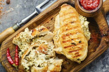 ızgara sağlıklı tavuk göğsü