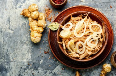 diyet Vejetaryen salata.