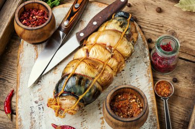 Tütsülenmiş balık.