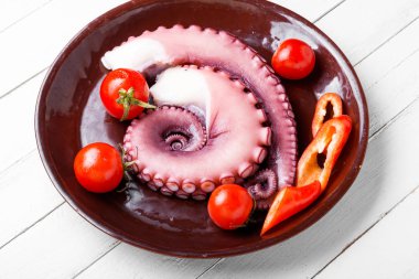 Ahtapotun ham dokunaçları..