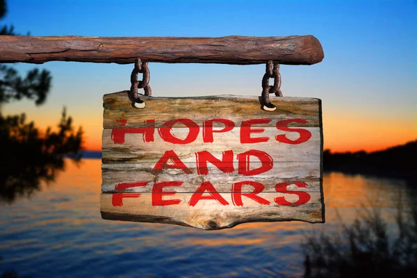 Ελπίδες και φόβοι — Φωτογραφία Αρχείου