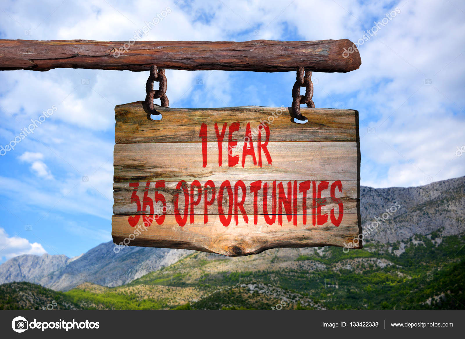 1 Year 365 Opportunities Stock Photo Image By C Leont