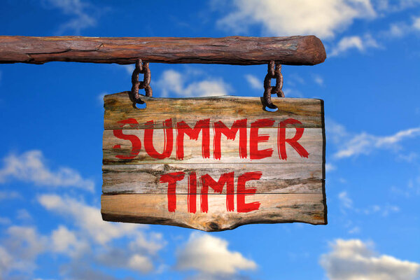 summer time motivational phrase sign