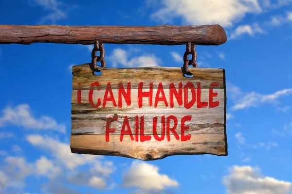 Ik kan omgaan met mislukking — Stockfoto
