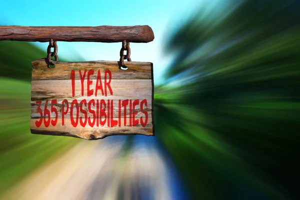1 ano 365 possibilidades — Fotografia de Stock