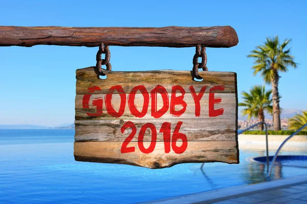 Goodbye 2016 — Stock Photo, Image