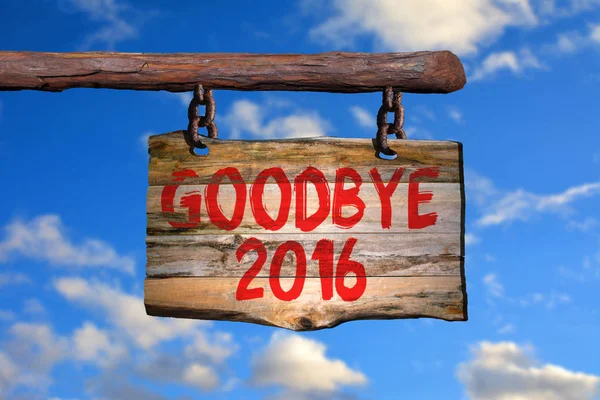 Goodbye 2016 — Stock Photo, Image