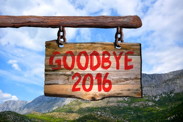 Goodbye 2016 — Stock Photo, Image