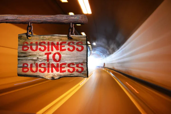 Бізнес до бізнесу — стокове фото