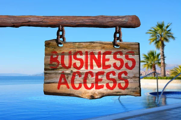 Бізнес доступу — стокове фото