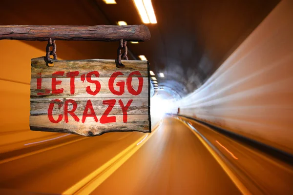 Let's go crazy — Stockfoto
