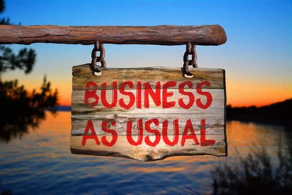 Business as usual — Stockfoto