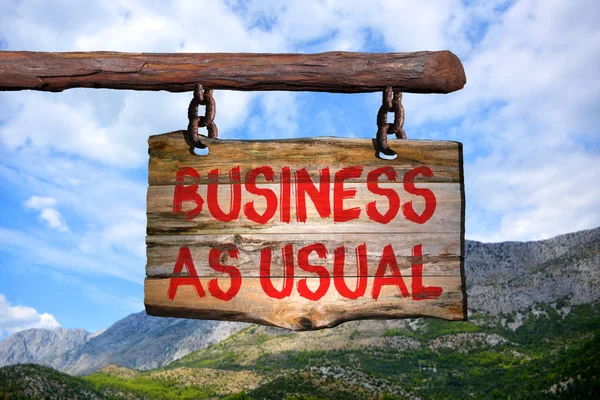 Business as usual — Stockfoto