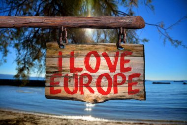 Europe motivasyonel ifade işareti severim